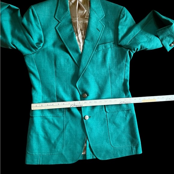 Vintage 80’s Classic Green Blazer - Picture 5 of 10
